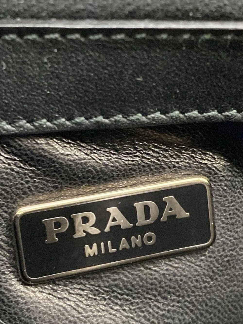 PRADA - Black Leather Accessory Case - Picture 10 of 10